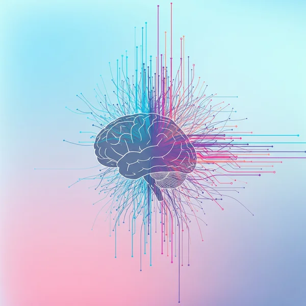 Abstract brain and networks for AQ Test self-discovery