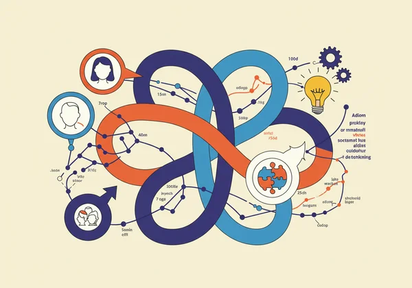Abstract representation of self-discovery and personality traits
