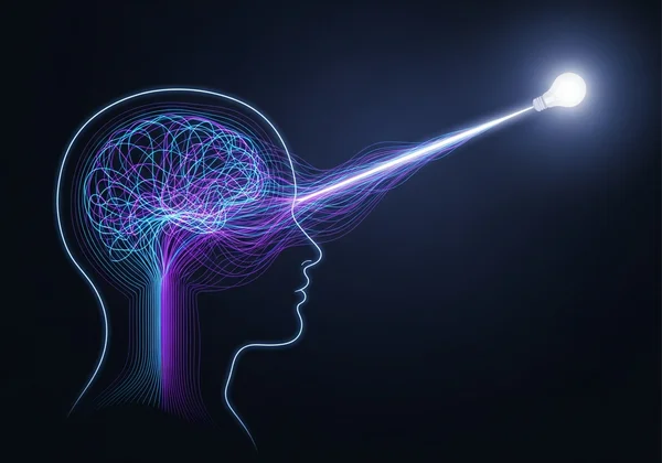 Person gaining clarity about career paths from AQ test results