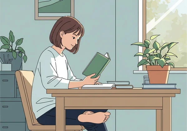 Adult subtly stimming for self-regulation