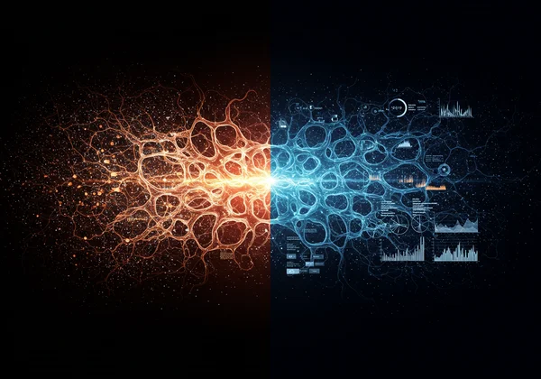 Neural network transforming raw data into meaningful insights